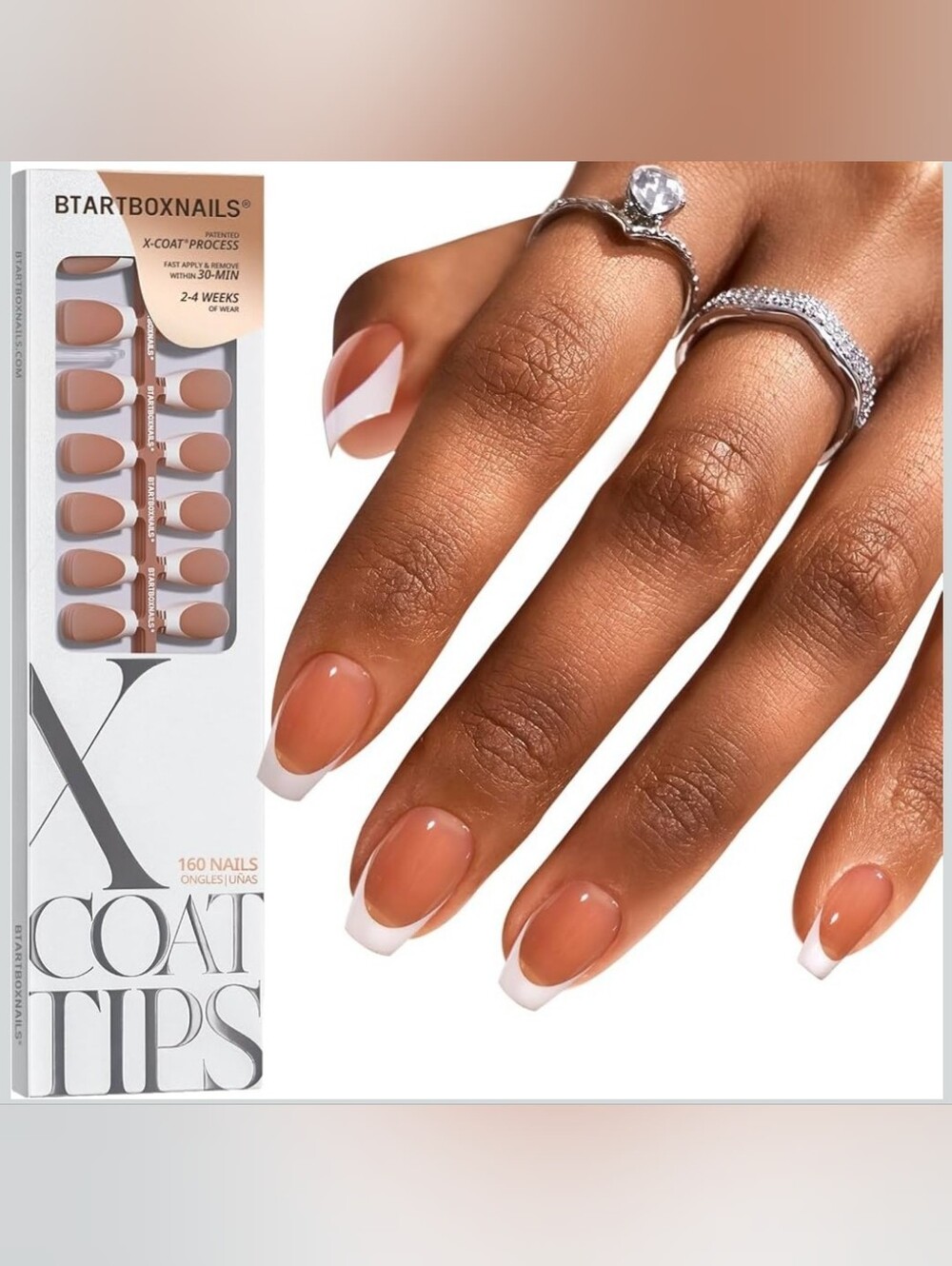BTArtbox Xcoat French Press-On Nails